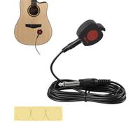 GOGHOST Micro piézo universel pour guitare acoustique, ukulélé, violon, violon, violon, banjo, mandoline et autres instruments, longueur du câble 3,3 m