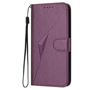 GOGME Coque avec Fermeture Magnétique pour Blackview Wave 9C - Étui Portefeuille, Support Multi-Angle et Protection Totale - Violet Foncé