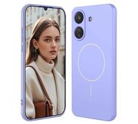 GOGME Coque en Silicone Liquide pour Honor Magic 8 Pro / Magic8 Pro avec Étui Élégant Et Housse Antichoc, Slim Cover Design, Compatible avec MagSafe - Violet