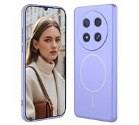 GOGME Coque en Silicone Liquide pour Huawei Honor Magic 7 Lite / Magic7 Lite avec Étui Élégant Et Housse Antichoc, Slim Cover Design, Compatible avec MagSafe - Violet
