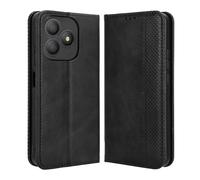 GOGME Coque pour Blackview Wave 9C Etui, Housse Premium PU/TPU Portefeuille Protection Case ave [Magnétique] [Carte Fentes] [Stand Fonction]. Noir