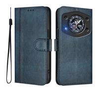 GOGME Coque pour Cubot A30 - Étui en Cuir TPU Élégant avec Fonction Portefeuille, Fermeture Magnétique, Protection Complète Housse, Bleu