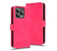 GOGME Coque pour Cubot A40 Etui, Protection Housse Premium PU/TPU Cuir Flip Portefeuille ave [Magnétique] [Carte Fentes] [Stand Fonction], Rouge
