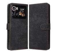 GOGME Coque pour CUBOT X100(2025), Étui Portefeuille en Cuir avec Fentes Cartes, RFID Housse de Protection Antichoc - Noir