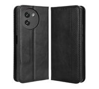 GOGME Coque pour DOOGEE Note 59 / Note 59 Pro Etui, Housse Premium PU/TPU Portefeuille Protection Case ave [Magnétique] [Carte Fentes] [Stand Fonction]. Noir