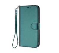 GOGME Coque pour Fairphone 6, Étui Housse Portefeuille en Cuir Premium avec Fermeture Magnétique, Porte-Cartes, Support et Dragonne - Vert Foncé