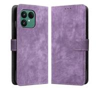 GOGME Coque pour Fairphone 6, Étui Portefeuille en Cuir avec Fentes Cartes, RFID Housse de Protection Antichoc - Violet