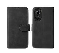 GOGME Coque pour Huawei Honor 50 | Huawei Nova 9, Cuir Premium Housse Folio Flip Case, PU + TPU FILP Etui, Flip Cover Portefeuille ave ID Carte de Crédit Slot Fermeture Magnétique, Noir