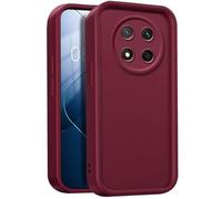 GOGME Coque pour Huawei Honor Magic 7 Lite / Magic7 Lite, Housse de Protection Intégrale en Silicone TPU Doux, Étui Antichoc Anti-Poussière - Vin Rouge