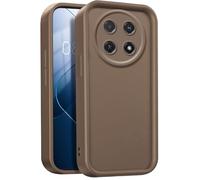 GOGME Coque pour Huawei Nova 12i, Housse de Protection Intégrale en Silicone TPU Doux, Étui Antichoc Anti-Poussière - Brun