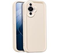 GOGME Coque pour Huawei Nova 12s, Housse de Protection Intégrale en Silicone TPU Doux, Étui Antichoc Anti-Poussière - Blanc