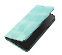GOGME Coque pour Motorola Edge 70 Fusion, Étui Portefeuille en Cuir avec Protection RFID, Housse de Protection avec Support et Fentes pour Cartes - Vert Clair