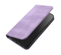 GOGME Coque pour Nubia ZTE Focus 2 Ultra, Étui Portefeuille en Cuir avec Protection RFID, Housse de Protection avec Support et Fentes pour Cartes - Violet