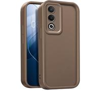GOGME Coque pour Oppo A80 5G, Housse de Protection Intégrale en Silicone TPU Doux, Étui Antichoc Anti-Poussière - Brun