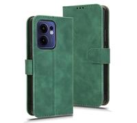 GOGME Coque pour Oppo Reno 13F /Reno 13FS Etui, Protection Housse Premium PU/TPU Cuir Flip Portefeuille ave [Magnétique] [Carte Fentes] [Stand Fonction], Vert