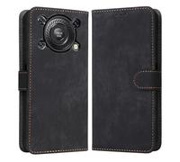 GOGME Coque pour Oukitel C60 / C60 Pro, Étui Portefeuille en Cuir avec Fentes Cartes, RFID Housse de Protection Antichoc - Noir