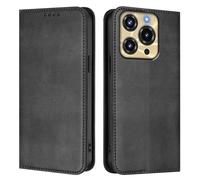 GOGME Coque pour Oukitel C69, Étui Portefeuille en Cuir avec Protection RFID, Housse de Protection avec Support et Fentes pour Cartes - Noir