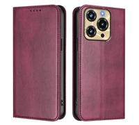 GOGME Coque pour Oukitel C69, Étui Portefeuille en Cuir avec Protection RFID, Housse de Protection avec Support et Fentes pour Cartes - Rouge