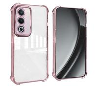 GOGME Coque pour Realme 16 Pro+ Plus 5G Coins Renforcés Étui avec Film Camera Housse/TPU Anti - Rayures Antichoc Souple Claire Design - Rouge