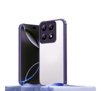 GOGME Coque pour Realme C51 / Realme Note 50 / Realme C53, Bumper Cadre Antidérapant Mat Étui Transparent & Housse Protectrice Fine Contre Chocs et Rayures - Violet