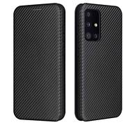 GOGME Coque pour Samsung Galaxy A52 5G Magnétique Portefeuille Etui, Antichoc Anti-Scratch PC Panneau + Protecteur Intérieur en TPU Aux Chocs Housse avec Carte Fentes/Anneau Stand. Noir