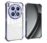 GOGME Coque pour Vivo X300 Pro Coins Renforcés Étui avec Film Camera Housse/TPU Anti - Rayures Antichoc Souple Claire Design - Bleu