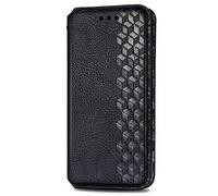 GOGME Coque pour Vivo Y55 5G Etui, Cuir PU Premium Rétro Flip Case, ID Carte de crédit Slot Holder Flip Cover Stand Housse de Fermeture magnétique, Noir