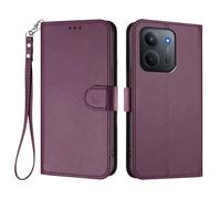 GOGME Coque pour Xiaomi Redmi 15C 4G, Étui Housse Portefeuille en Cuir Premium avec Fermeture Magnétique, Porte-Cartes, Support et Dragonne - Violet