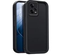 GOGME Coque pour Xiaomi Redmi Note 12 Pro+ Plus 5G, Housse de Protection Intégrale en Silicone TPU Doux, Étui Antichoc Anti-Poussière - Noir