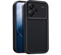 GOGME Coque pour Xiaomi Redmi Note 13 Pro+ Plus 5G, Housse de Protection Intégrale en Silicone TPU Doux, Étui Antichoc Anti-Poussière - Noir