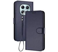 GOGME Coque pour Xiaomi Redmi Note 15 4G, Étui Housse Portefeuille en Cuir Premium avec Fermeture Magnétique, Porte-Cartes, Support et Dragonne - Bleu