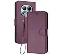 GOGME Coque pour Xiaomi Redmi Note 15 Pro+ Plus 5G / Poco M8 Pro 5G, Étui Housse Portefeuille en Cuir Premium avec Fermeture Magnétique, Porte-Cartes, Support et Dragonne - Violet