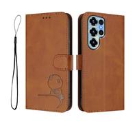 GOGME Design Panda Coque Portefeuille en Cuir pour Doogee Note 56X / Note 56X Pro avec Porte-Cartes, Anti-RFID, Support Multi-Angle & Protection Intégrale - Marron