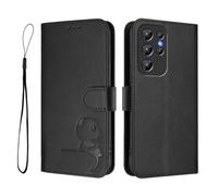 GOGME Design Panda Coque Portefeuille en Cuir pour Oukitel C1 / C1 Pro avec Porte-Cartes, Anti-RFID, Support Multi-Angle & Protection Intégrale - Noir