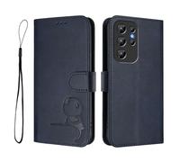 GOGME Design Panda Coque Portefeuille en Cuir pour Oukitel C1 / C1 Pro avec Porte-Cartes, Anti-RFID, Support Multi-Angle & Protection Intégrale - Bleu