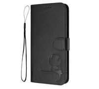GOGME Design Panda Coque Portefeuille en Cuir pour Oukitel C60 / C60 Pro avec Porte-Cartes, Anti-RFID, Support Multi-Angle & Protection Intégrale - Noir