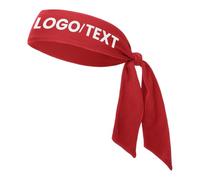 GOGO Bandeau réglable à nouer dans le dos - Rouge - Pour la course à pied, le tennis