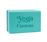 GOGO Bloc de yoga personnalisé de 22,9 x 15,2 x 7,6 cm, brique de yoga en mousse EVA haute densité gravée pour salle de sport, pilates, studio, méditation