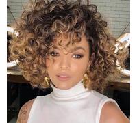 GoGo Curl Crochet Hair 8 Inch 8 Packs Ocean Deep Wave Crochet Braids Hair Extensions Synthetic Curly Crochet Hair Extensions for Black Women（1B/30/27）