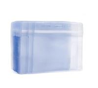 GOGO Lot de 100 Porte-Badge en Plastique étanche Transparent porte-cartes d'identité