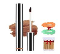 Gogodusk Lipstain,Gogodusk Lip Tint Lasting,Waterproof Longwear Liquid Lip Stain,Hydrating Matte Finish For Fuller Lips,12hr Smudge-Proof Color For Natural Finish (#2, Pack of 1)