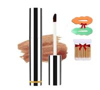 Gogodusk Lipstain,Gogodusk Lip Tint Lasting,Waterproof Longwear Liquid Lip Stain,Hydrating Matte Finish For Fuller Lips,12hr Smudge-Proof Color For Natural Finish (#1, Pack of 1)