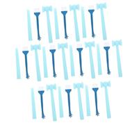 Gogogmee 10 Ensembles Kit de Jeu Outils pour Garçon Fille Outils de Fouille et Adaptés Aux Petites Marteau Ciseau et Brosse Plastique Bleu Jeu Éducatif pour Développer la Motricité
