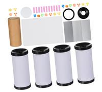 Gogogmee 10 Ensembles Kit DIY Petite pour Garçon Fille Éducatif Papier et Plastique Rotatif pour Fête et Activités Manuelles Matériel Stem Sécurisé et Portable