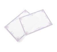 Gogogmee 10 feuilles Papier Intérieur pour Certificat Vierge Papier de Récompense avec Bordure Décorative Compatible Imprimantes pour Diplômes Récompenses Participation