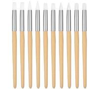Gogogmee 10 Pcs Portable Watch Dial Cleaning Pens with Wood and Plastic Material for Watchmakers Efficient Tools for Movement and Jewelry Maintenance