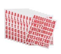 Gogogmee 10 pièces Autocollants Lettres et Chiffres Vinyle Auto Adhésifs Imperméables Stickers Numéros pour Boîte Aux Lettres Fenêtre Porte Décoration DIY Personnalisée