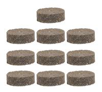 Gogogmee 10 pièces Blocs Allumage Bois Naturel pour Feu de Camp Extérieur Allume-feu Sec Portable pour Barbecue et Randonnée Combustion Longue Durée et Pratique