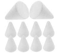 Gogogmee 10 Pièces Cône En Mousse Artisanat Forme Boy Girl Cone Craft Filles Boy Girl Cone En Mousse Décor Polystyrène Mini Cône Matériel Inachevé Blanche