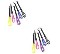 Gogogmee 10 Pièces de coiffeur maquillage mélangeur de salon verres batteur mixeur hand mixer batteur à main électrique portatif mini- ballon agitateur de de salon